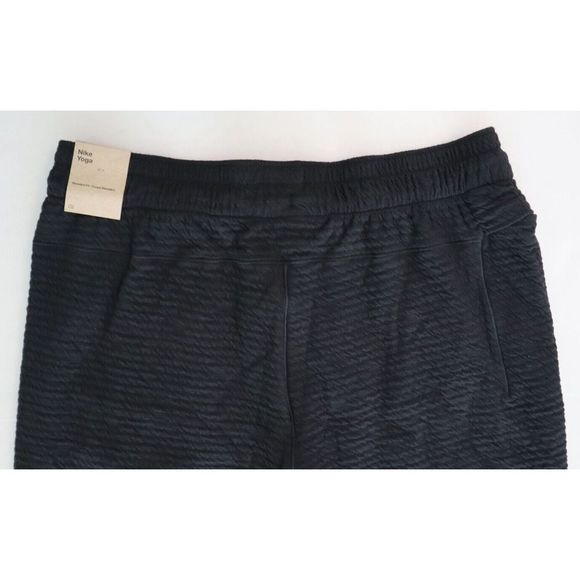 Nike DV9885 010 Men's Sz Medium Black Dri-Fit Yoga Training Pants $95 - Picture 9 of 13